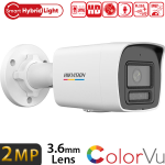 HIKVISION (DS-2CD1027G2H-LIUF) 2MP 4MM SDKART SESLİ COLORVU SMART HYBRID LIGHT IP BULLET KAM 30MT