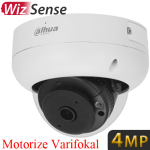 DAHUA (IPC-HDBW2441R-ZAS) 4MP 2.7mm-13.5mm IP67 IK10 WIZ SENSE 120DB WDR SD IR DOME IP KAMERA 60MT.