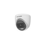 HIKVISION (DS-2CE70DF0T-PFS) 2MP 2.8MM 1080P HD-TVI COLORVU SESLİ PLASTİK DOME KAMERA -20MT.
