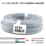 2+1 0.22 Cctv Kablo (100 MT.)